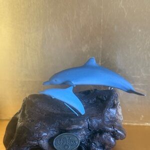 John Perry Blue Dolphin Sculpture